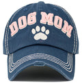 KBV1646 Dog Mom Paw Vintage Baseball Cap - MiMi Wholesale