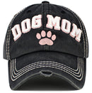 KBV1646 Dog Mom Paw Vintage Baseball Cap - MiMi Wholesale