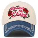 KBV1651 Rooted In Christ Vintage Baseball Cap - MiMi Wholesale