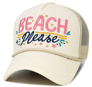 KBV1652 Beach Please Vintage Baseball Cap - MiMi Wholesale