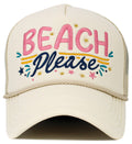 KBV1652 Beach Please Vintage Baseball Cap - MiMi Wholesale