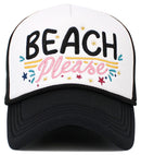 KBV1652 Beach Please Vintage Baseball Cap - MiMi Wholesale