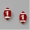 KE1000 Football Gameday Post Earrings - MiMi Wholesale