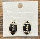 KE1000 Football Gameday Post Earrings - MiMi Wholesale