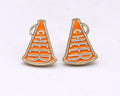 KE1004 Cheer Horn Gameday Post Earrings - MiMi Wholesale