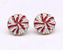 KE1006 Pom Pom Gameday Post Earrings - MiMi Wholesale