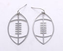 KE1011 Football Gameday Dangle Earrings - MiMi Wholesale