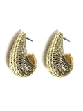 KE9021 Shrimp Shape Earrings - MiMi Wholesale