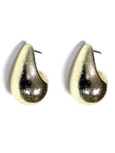 KE9089 Textured Tear Drop Earrings - MiMi Wholesale