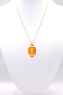 KN1000 Game Day Football Pendant Necklace - MiMi Wholesale