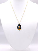 KN1000 Game Day Football Pendant Necklace - MiMi Wholesale