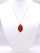 KN1000 Game Day Football Pendant Necklace - MiMi Wholesale