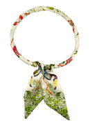 KNSS293 Tropical Print Scarf Necklace - MiMi Wholesale