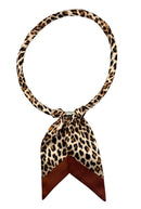 KNSS295 Leopard Print Scarf Necklace - MiMi Wholesale