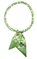 KNSS415 Geometric Print Scarf Necklace - MiMi Wholesale