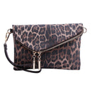 LE023 Sienna Leopard Print Envelope Crossbody Bag - MiMi Wholesale