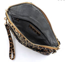 LE023 Sienna Leopard Print Envelope Crossbody Bag - MiMi Wholesale