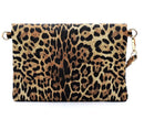 LE023 Sienna Leopard Print Envelope Crossbody Bag - MiMi Wholesale