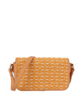 LE0345 Rose Honeycomb Woven Crossbody Bag - MiMi Wholesale