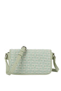 LE0345 Rose Honeycomb Woven Crossbody Bag - MiMi Wholesale