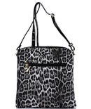 LE062 Tessa Leopard Print Tassel Crossbody Bag - MiMi Wholesale