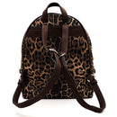 LE1062W Lola Leopard Print Backpack & Wallet Set - MiMi Wholesale