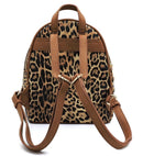 LE1082W Cleo Leopard Print Backpack & Wallet Set - MiMi Wholesale