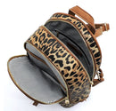 LE1082W Cleo Leopard Print Backpack & Wallet Set - MiMi Wholesale
