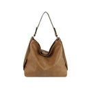 LH113Z Braided Side Detail Hobo Bag - MiMi Wholesale