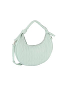 LH126Z Matelasse Crescent Handbag/Crossbody - MiMi Wholesale