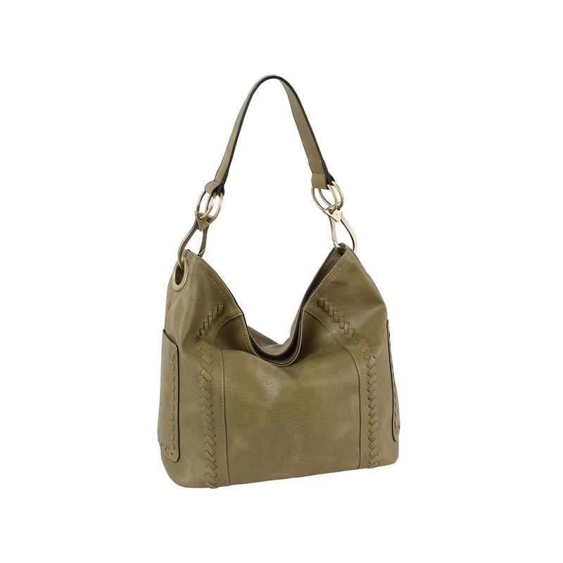 LMD026 Gracie Whipstitch Hobo Bag - MiMi Wholesale