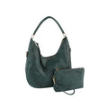 LMD036 Laser Cut Detail 2 in 1 Hobo Bag/Wristlet Set - MiMi Wholesale