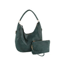LMD036 Laser Cut Detail 2 in 1 Hobo Bag/Wristlet Set - MiMi Wholesale