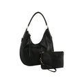 LMD036 Laser Cut Detail 2 in 1 Hobo Bag/Wristlet Set - MiMi Wholesale
