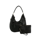 LMD036 Laser Cut Detail 2 in 1 Hobo Bag/Wristlet Set - MiMi Wholesale