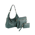 LMD038Z 3 in 1 Hobo, Crossbody, Wristlet Set - MiMi Wholesale