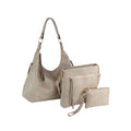 LMD038Z 3 in 1 Hobo, Crossbody, Wristlet Set - MiMi Wholesale