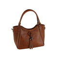 LMD039 Tracy Tassel Stitch Satchel - MiMi Wholesale