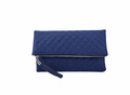 LP048QS Madison Quilted Fold-Over Clutch - MiMi Wholesale