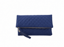 LP048QS Madison Quilted Fold-Over Clutch - MiMi Wholesale