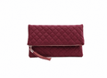 LP048QS Madison Quilted Fold-Over Clutch - MiMi Wholesale