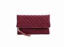 LP048QS Madison Quilted Fold-Over Clutch - MiMi Wholesale