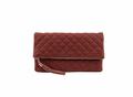 LP048QS Madison Quilted Fold-Over Clutch - MiMi Wholesale