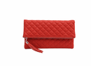 LP048QS Madison Quilted Fold-Over Clutch - MiMi Wholesale