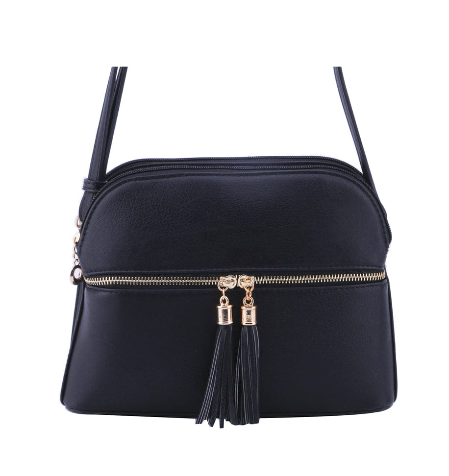 LP050 Selena Crossbody Bag With Tassel Detail - MiMi Wholesale