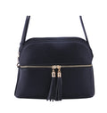 LP050 Selena Crossbody Bag With Tassel Detail - MiMi Wholesale