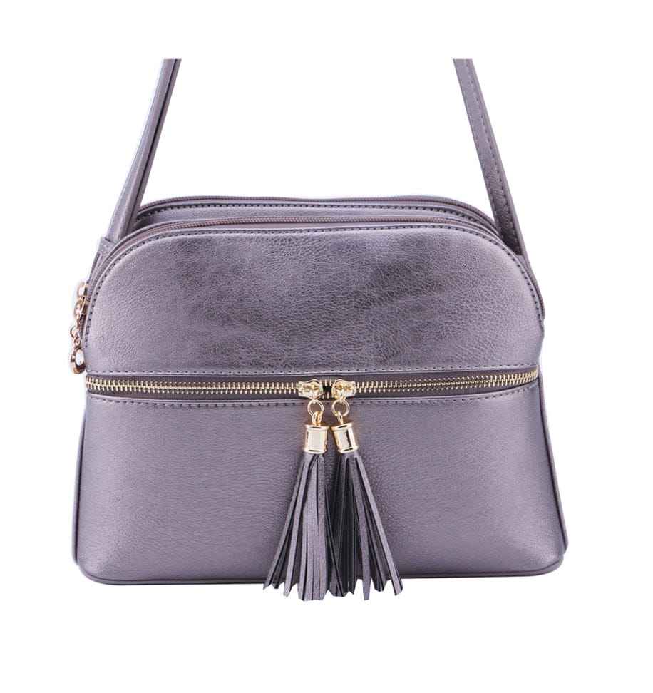 LP050 Selena Crossbody Bag With Tassel Detail - MiMi Wholesale