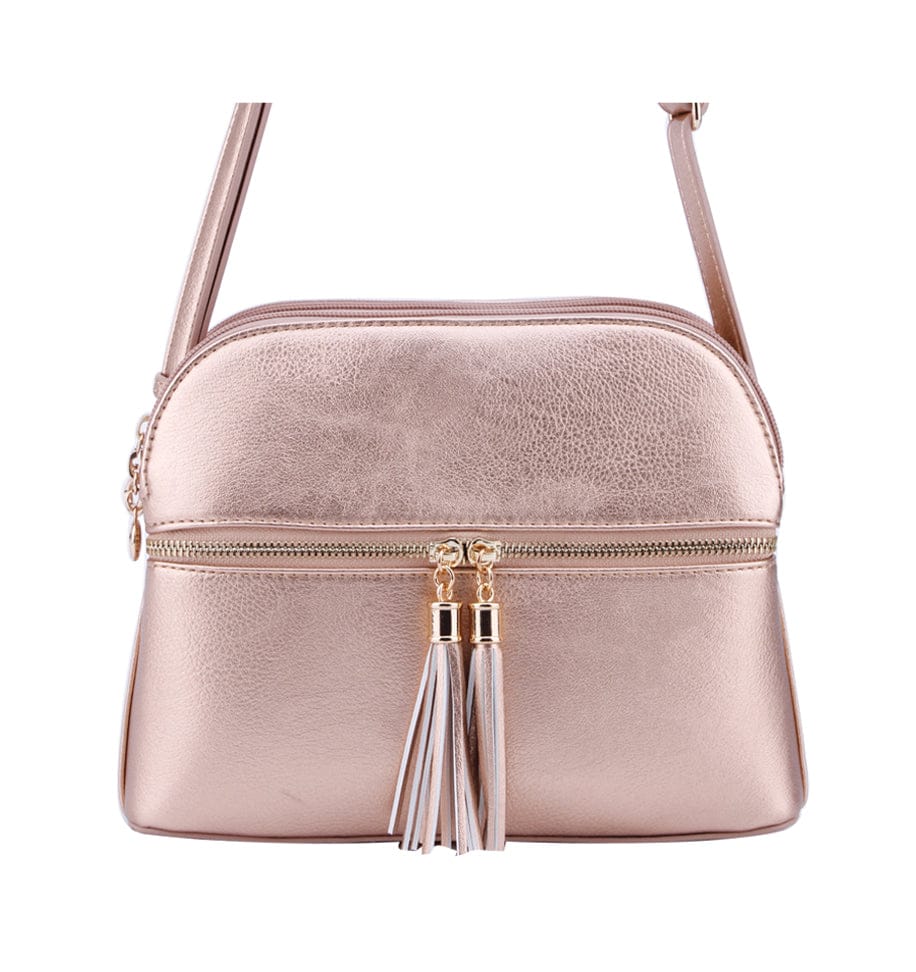 LP050 Selena Crossbody Bag With Tassel Detail - MiMi Wholesale