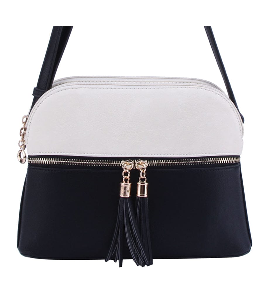 LP050 Selena Crossbody Bag With Tassel Detail - MiMi Wholesale
