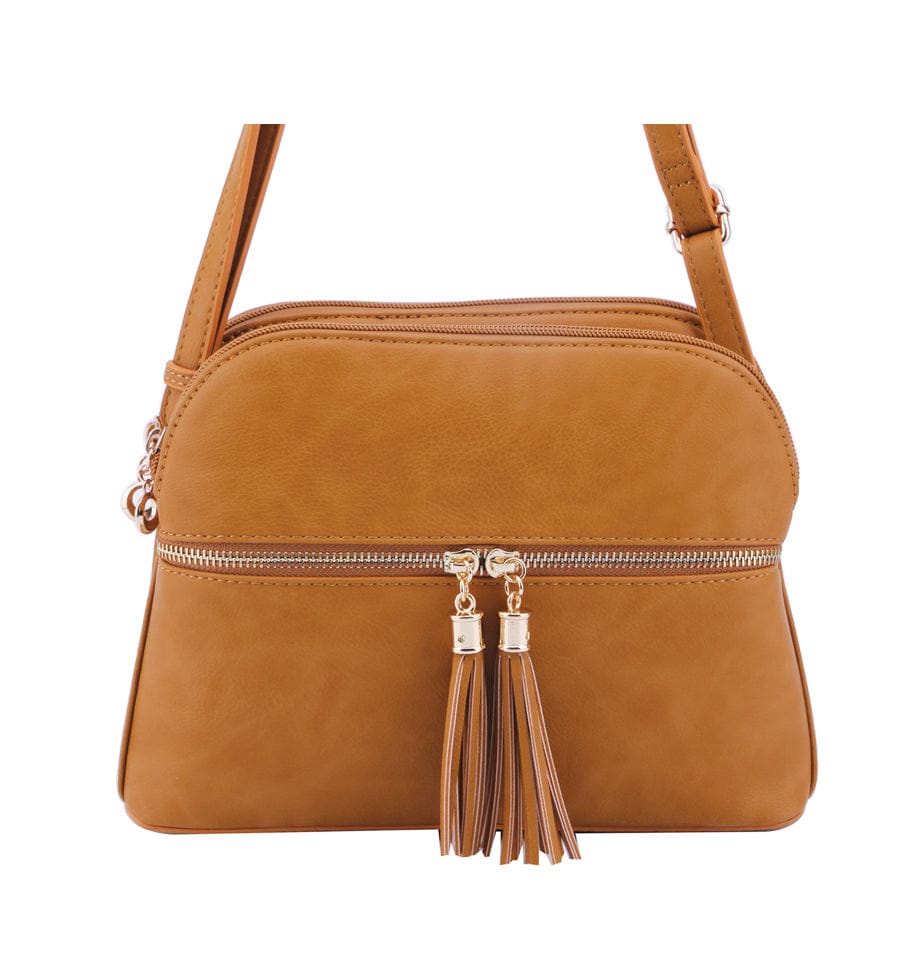 LP050 Selena Crossbody Bag With Tassel Detail - MiMi Wholesale